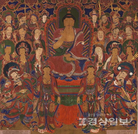 ▲ 문수사 영산회상도(1921년).