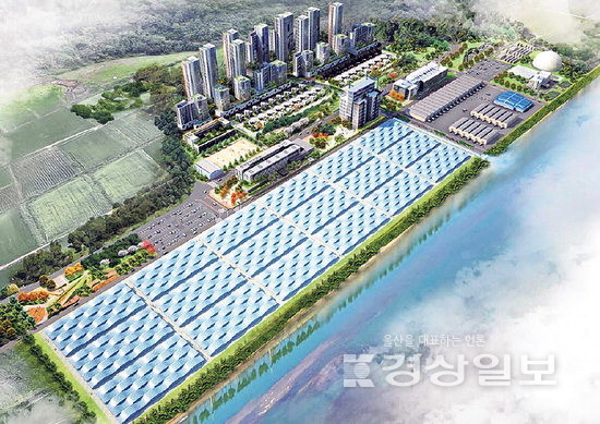 ▲ 삼평지구 스마트팜 조성사업은 스마트팜 단지와 농산업 클러스터, 주거타운, 테마관광, 신재생 에너지 등 5개 부문으로 나눠 진행된다. 사진은 삼평지구 스마트팜 조감도.