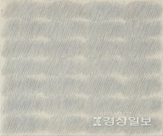 ▲ 박서보 ‘묘법 No. 24-75’ ⓒ박서보