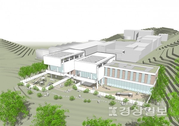 양산시반려동물지원센터 조감도.