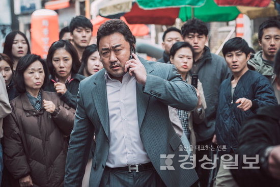 ▲ 영화 ‘범죄도시’의 한 장면. 에이비오엔터테이먼트제공
