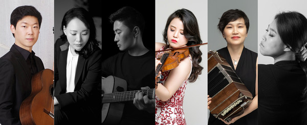 김병현 음악감독(해설, 클래식기타), 김민경(피아노), 박종덕(베이스기타), 오진주(바이올린), 최지연(반도네온), 김혜영(메조소프라노 ) -/ 왼쪽부터