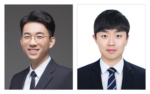 UNIST 에너지화학공학과 연구진. 이현욱 교수, 제1저자 김민호 연구원(왼쪽부터).