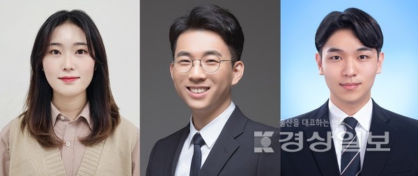 UNIST 에너지화학공학과 최아름 연구원, 이현욱 교수, 김동현 연구원(왼쪽부터).