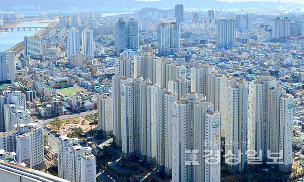 울산지역 아파트 전경