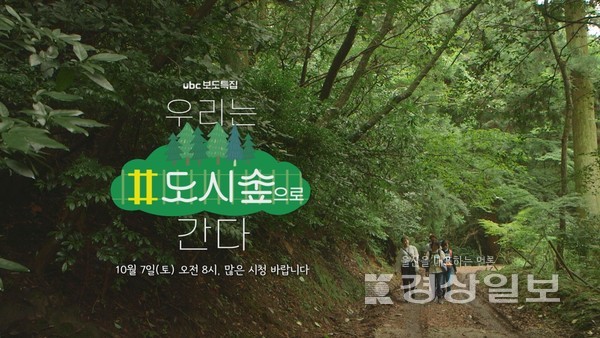 ubc울산방송은 7일 오전 8시 보도특집 ‘우리는 #도시숲으로 간다’를 방영한다.