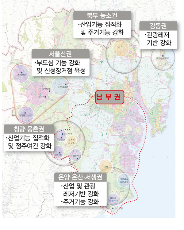 남부권 복합신도시 조성계획