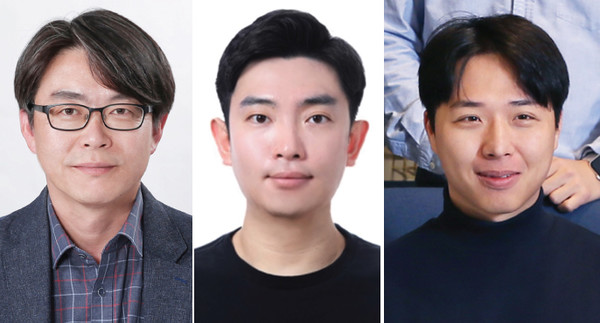 고현협 교수, 김진영 연구원, 정건영 연구원(왼쪽부터)