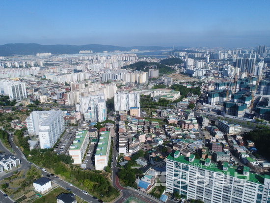 ▲ 울산 우정혁신도시 전경  중구청 제공