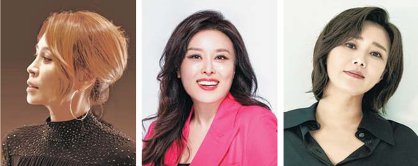 최정원, 홍지민, 신영숙(왼쪽부터)