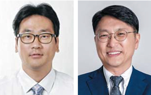 안광진 교수, 임한권 교수(왼쪽부터)