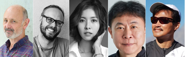 하비에르 바라야사라, 프란체스코 클레리치, 김혜나, 전진수, 하찬수(왼쪽부터)