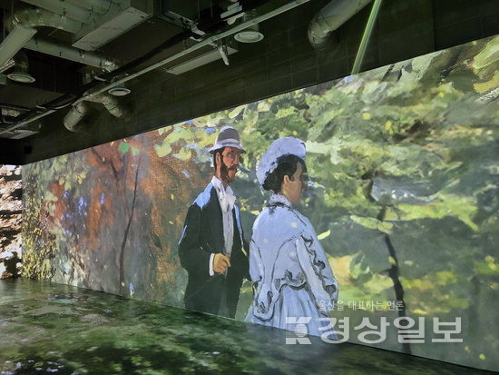 ▲ ‘빛의 시인, 모네가 사랑한 순간들’ 미디어아트전