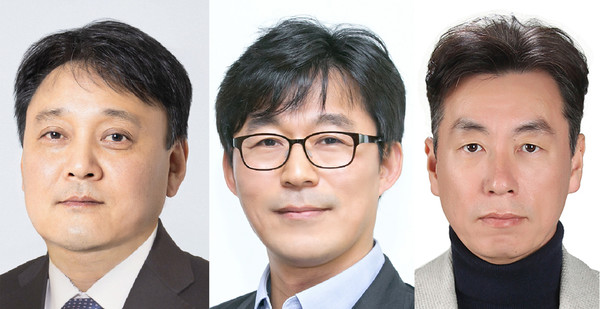김종화 사장, 최안섭 사장, 이상민 사장(왼쪽부터)