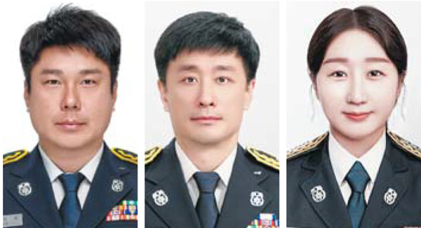 김정우, 서원경, 김유희(왼쪽부터)
