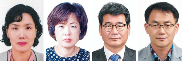 최정자 환경국장, 최영희 행정국장, 윤덕중 울주군 부군수, 이인대 부이사관(왼쪽부터)