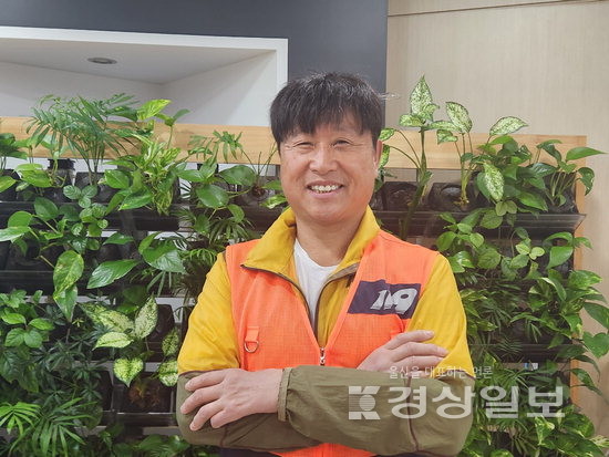 ▲ 현대중공업 30년 업무 경험 살린 김학수 시니어 소방대