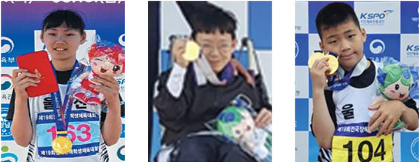 김서현, 박시윤, 이강준(왼쪽부터)