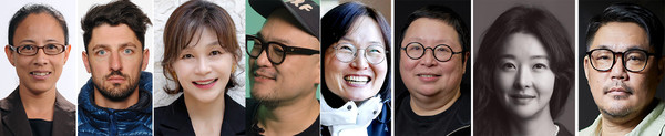 람야타 림부, 존 글래스버그, 길해연, 이혁상, 김영미, 찰리다 우아붐렁짓, 송선미, 최창환(왼쪽부터)
