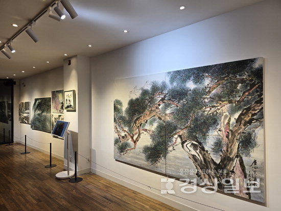 ▲ 장우석 개인전 전시장 전경.