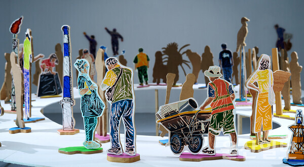 ▲ 장우석 개인전 전시장 전경.