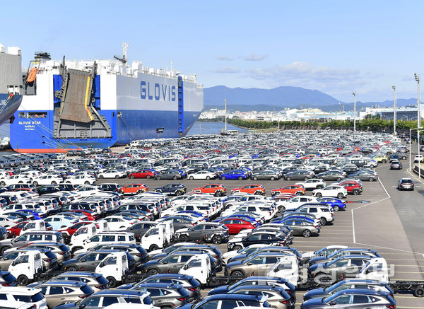 현대자동차 선적 / 자료사진