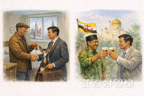 ▲ 늘 이맘이면 생각나는 드미트리 김과 아스만 킴. ChapGPT 그림