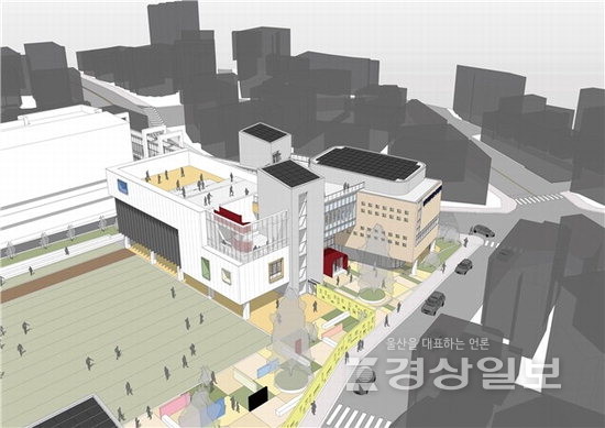 ▲ 울산 남목초 복합커뮤니티센터 조감도. 동구청 제공